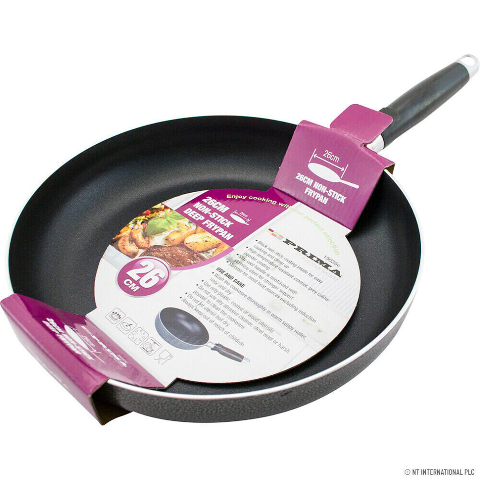 NEW 26CM NON STICK FRYING PAN COOKWARE SAUCEPAN HANDLE FRY PAN KITCHEN