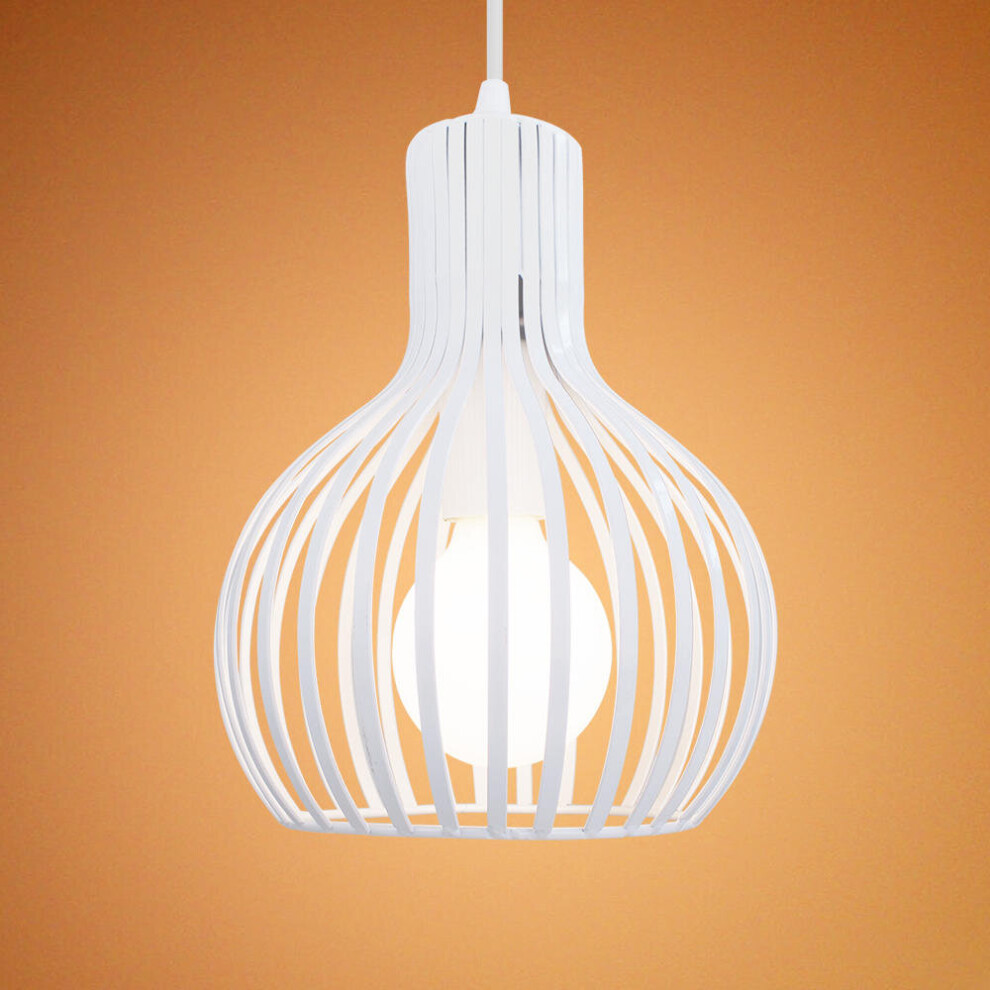 Stoex Retro Vintage Ceiling Creative Modern Hanging Antique Chandelier Pendant White For Cafe Bedroom Kitchen Bar Loft Light