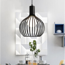 Vintage Modern Hanging Light Black Ceiling Light Retro Pendant Light E27 Antique Chandelier for Cafe Bedroom Kitchen Living Room Living Room