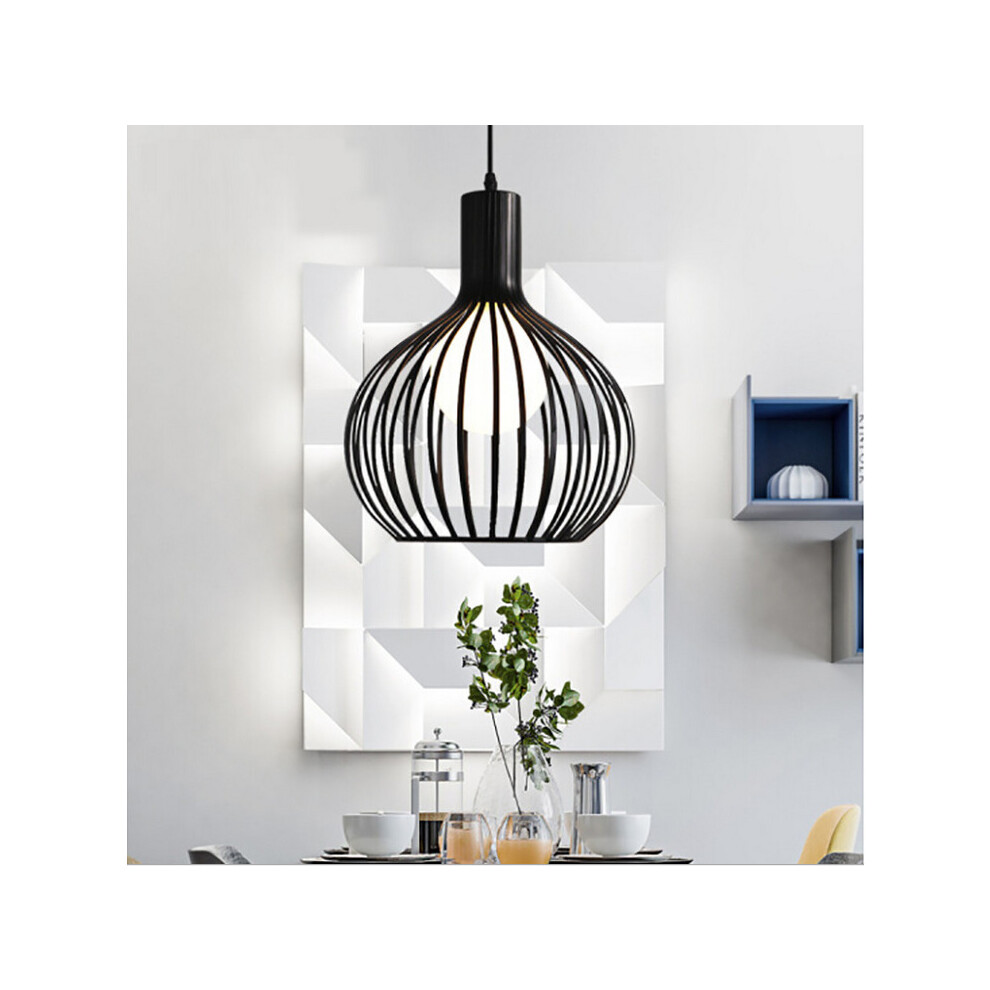 Stoex Vintage Modern Hanging Ceiling Retro Pendant E27 Antique Chandelier For Cafe Bedroom Kitchen Living Room Living Room Light/Black