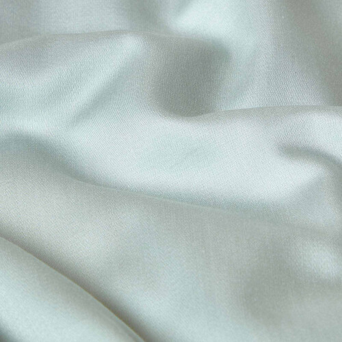 Homescapes (Super-King, Duck Egg Blue) Organic Cotton Flat Sheet 400 Thread Count Equivalent Bed Sheet 1