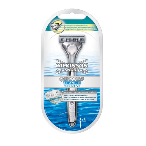 Wilkinson Sword WILKINSON SWORD QUATTRO TITANIUM SENSITIVE RAZOR