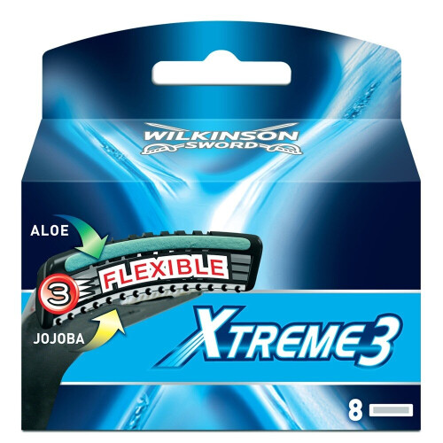 Wilkinson Sword WILKINSON SWORD XTREME 3 SYSTEM BLADES - 8 PACK