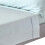 Homescapes (Super-King, Duck Egg Blue) Organic Cotton Flat Sheet 400 Thread Count Equivalent Bed Sheet 1