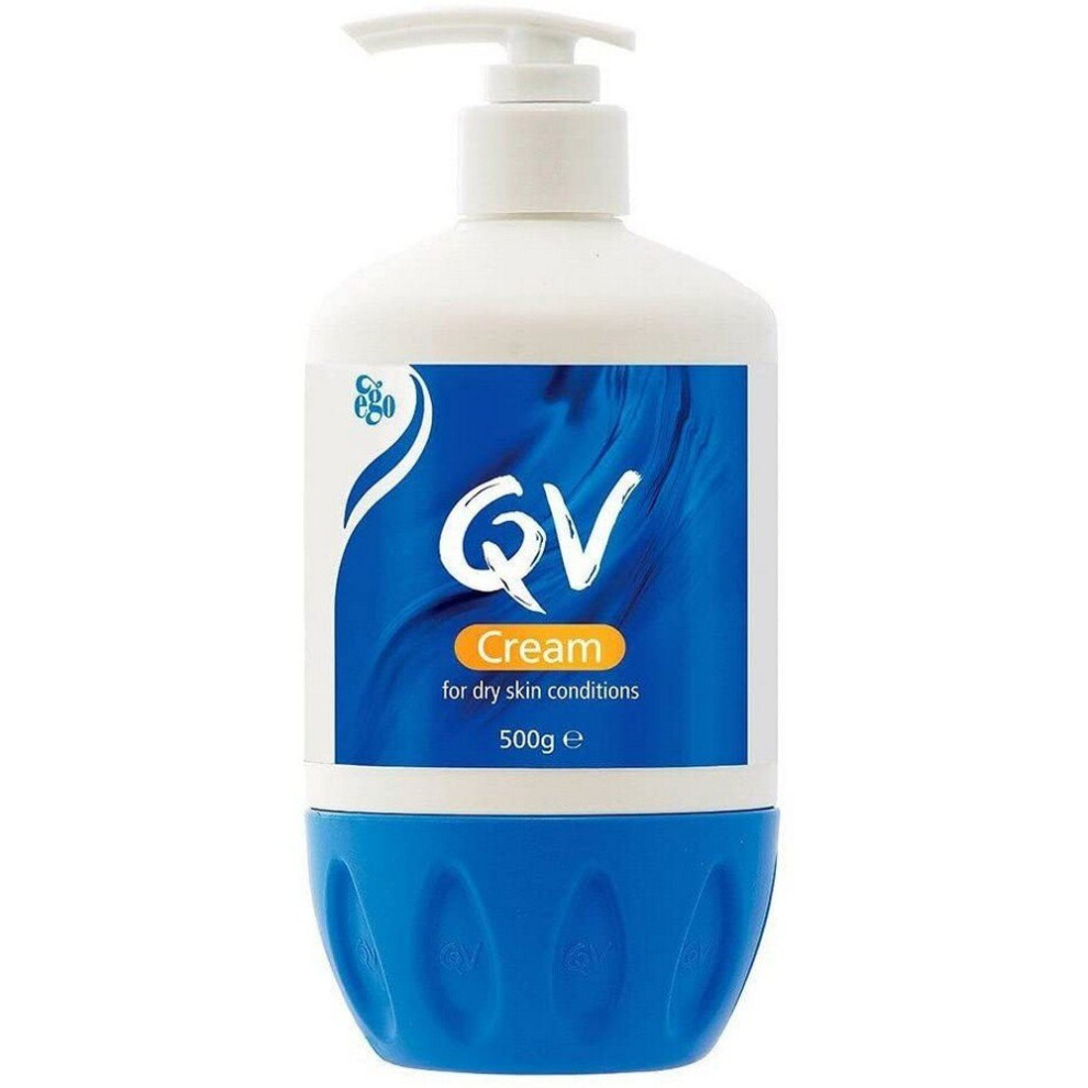 Qv Cream For Dry Skin Conditions 500G Pump Â Intensive Hydration For Dry Skin (Code 327-3323)