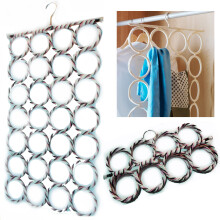 Scarf Hanger Wardrobe Organiser Storage 28 Display Retail Tie Belt Hook Hole