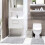 Brillaire 2 Piece Bath Mat Set Silver 1
