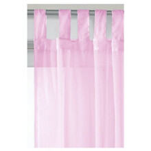 Voile Tab Top Panel 59x48 Pink