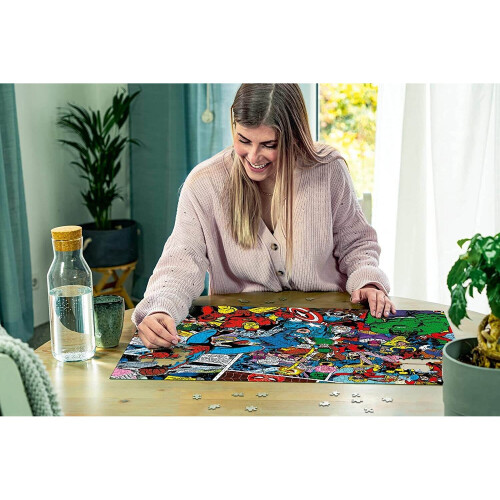 Marvel Puzzel 1000 stukken - Ravensburger - Challenge Puzzle Marvel - Mix -Vanaf 14 jaar 1