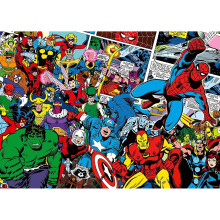 Puzzel 1000 stukken - Ravensburger - Challenge Puzzle Marvel - Mix -Vanaf 14 jaar