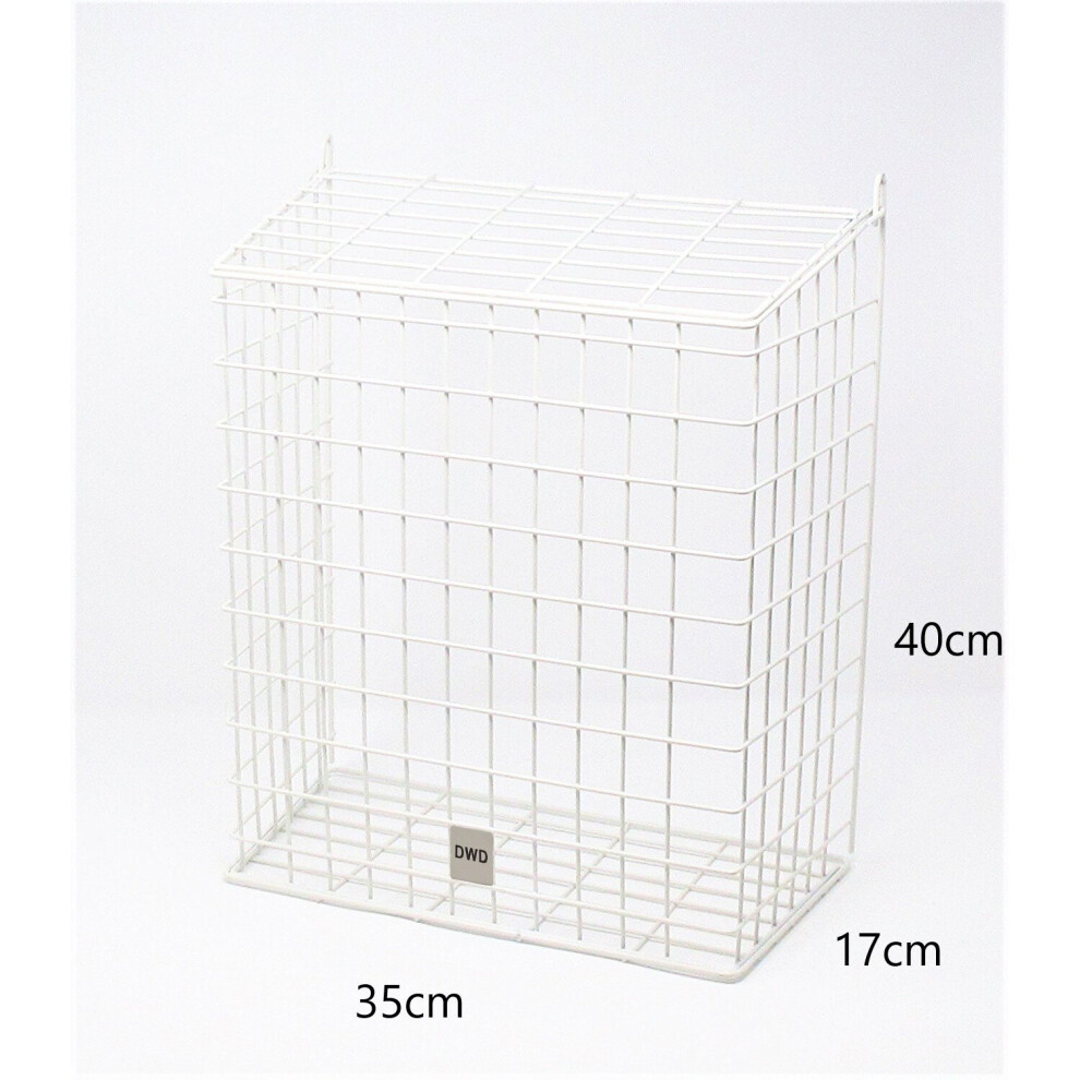 (White) DWD Large Letter Box Door Cage Guard