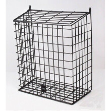 (Black) DWD Large Letter Box Door Cage Guard