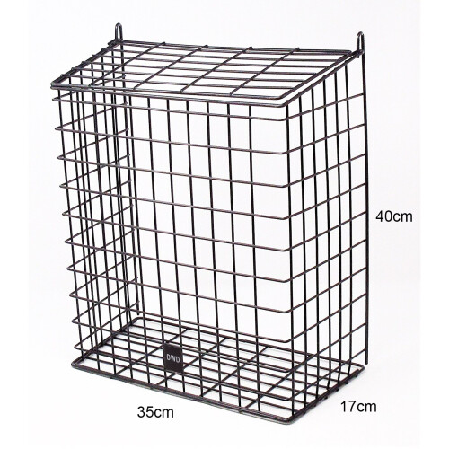 (Black) DWD Large Letter Box Door Cage Guard 1