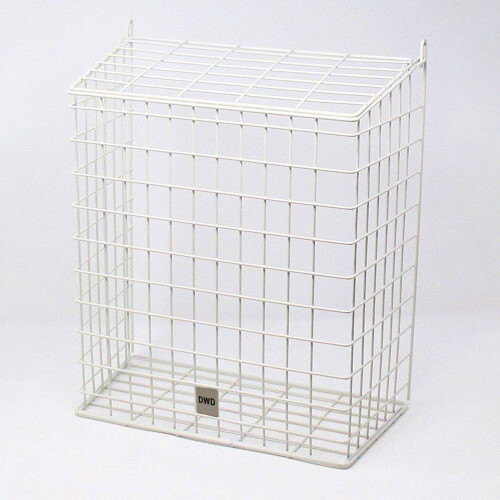 (White) DWD Large Letter Box Door Cage Guard 2