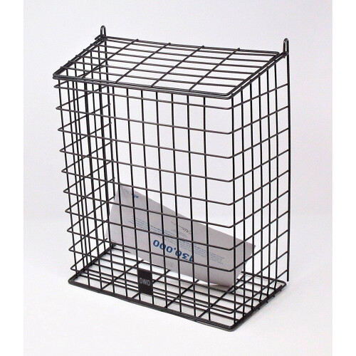 (Black) DWD Large Letter Box Door Cage Guard 2