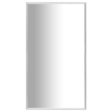 vidaXL Mirror Silver 80x60 cm Bedroom Living Room Modern Dressing Mirror Set