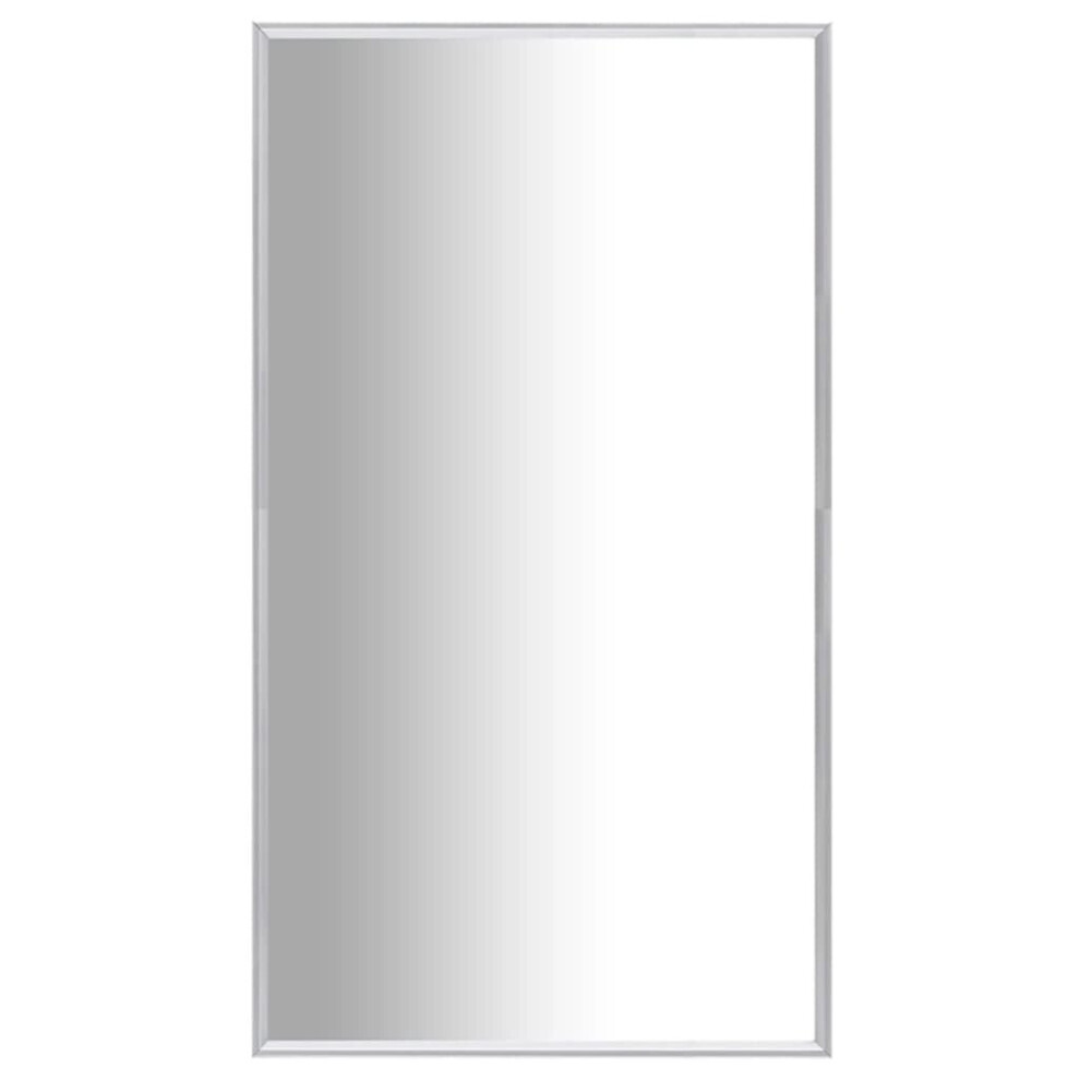 vidaXL Mirror Silver 80x60 cm Bedroom Living Room Modern Dressing Mirror Set