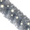 VidaXL vidaXL Weihnachtsgirlande mit LED 10 m Silbern 5
