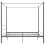 VidaXL vidaXL Himmelbett Grau Metall 200x200 cm 3
