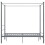 VidaXL vidaXL Himmelbett Grau Metall 140x200 cm 3