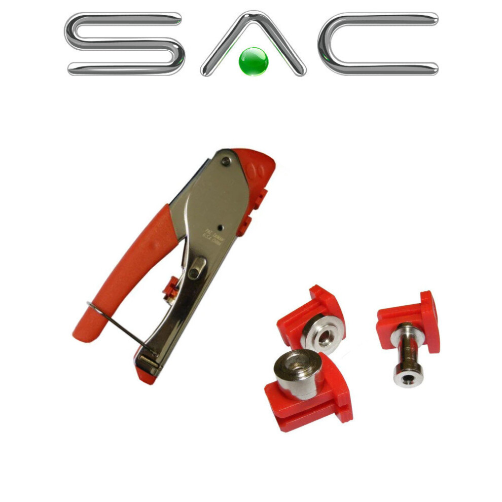 Sac Snap-Seal Triple F, Bnc, Rca 3 In1 Crimp Tool For Rg6, Rg59 Cables C2004 3713794172170