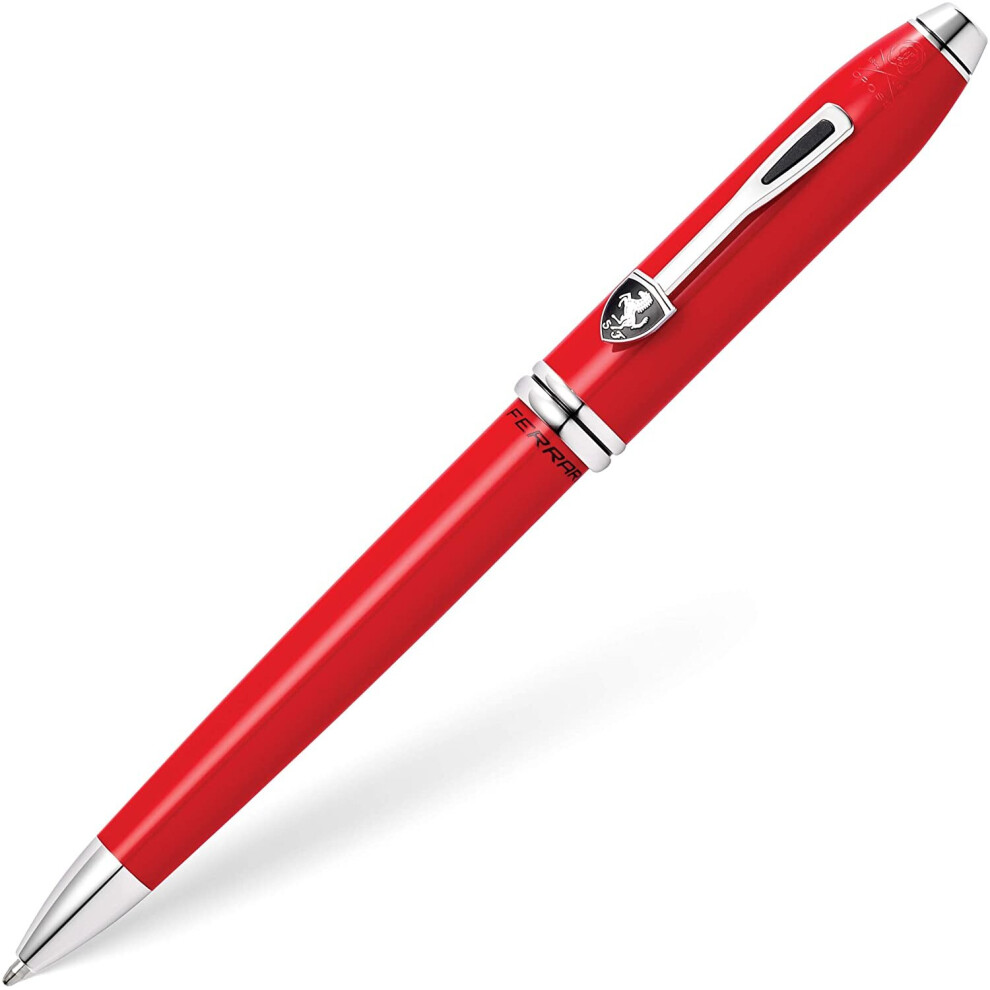 Ferrari Cross Townsend Ballpoint Pen - Corsa Lacquer And Rhodium Pink