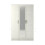 RD Furniture Ready assembled Classic 3 Door Mirrored Wardrobe White 1