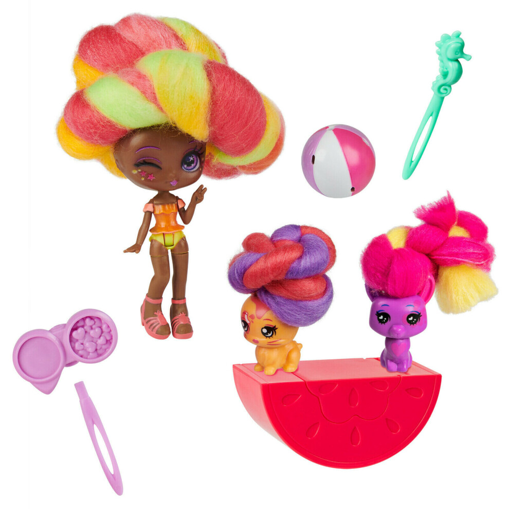 Spin Master Candylocks Margo Punch Twist 3-Inch Scented Collectible Surprise Dolls