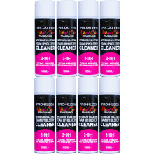 (8 x 500ml) Interior Car Upholstery Foam Cleaner New Car Scent