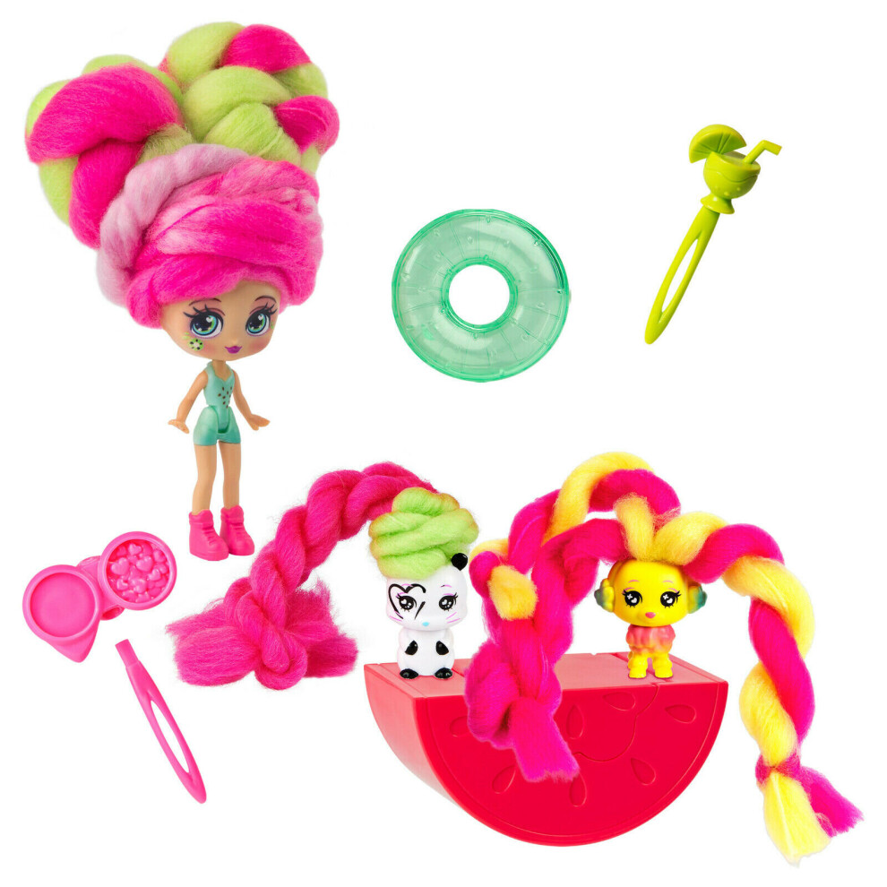Spin Master Candylocks Kiwi Kimmi Twist 3-Inch Scented Collectible Surprise Dolls
