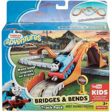 Mattel Thomas Adventures Expansion Pack BRIDGES/BENDS Train Track Toy