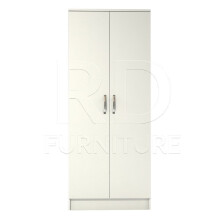 Ready assembled Classic 2 Door Wardrobe White