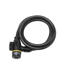 LIKE-NEW Burg Wachter 0812K 8 mm x 1.2 m Locking Cable, Black