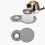 Catit LIKE-NEW Catit Peanut Placemat, Medium, Grey 4