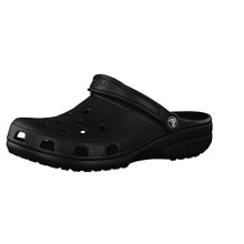 LIKE-NEW Crocs Unisex Classic Clogs, Black, UK M7/W8