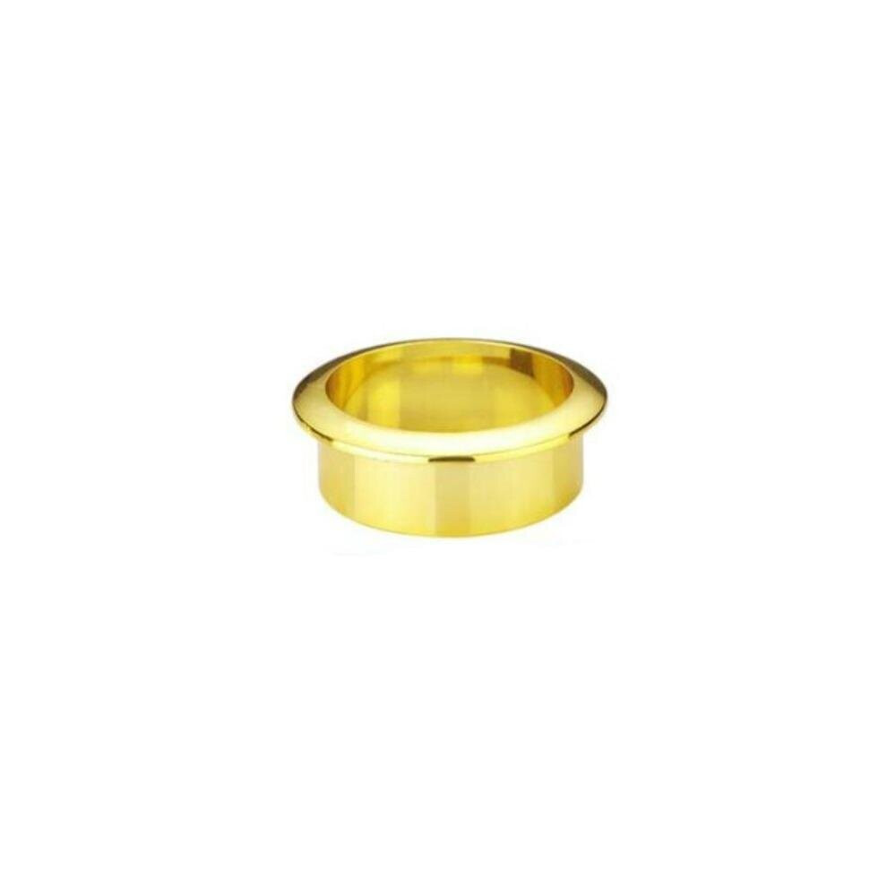 (25Mm Plastic Gold) Zinc Alloy Computer Desk Cable Grommets Wire Hole Cover 3503949723476