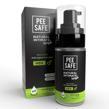 PEESAFE Natural Intimate Wash για άνδρες με εκχυλίσματα Αγιουρβέδα - 100 ml