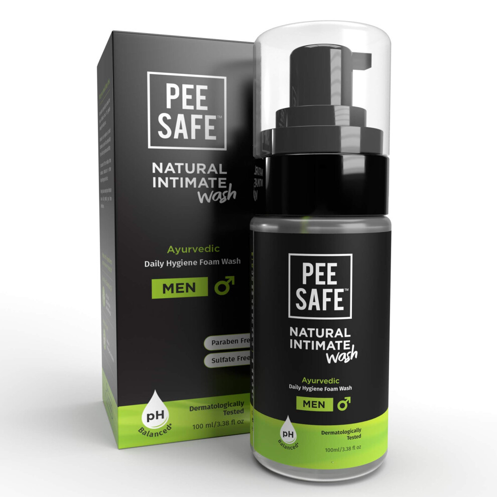 PEESAFE Natural Intimate Wash for Men with Ayurveda Extracts - 100 ml