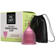 PEESAFE Menstrual Cups For Women | Odour & Rash Free | Leakage Proof | Infection Free | Made With Medical Grade Silicone | Reusable Cups | Us Fda Appr