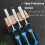 10Pcs Hand Wood Carving Chisel Set  Professional Woodworking Tools Kit 2