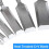 10Pcs Hand Wood Carving Chisel Set  Professional Woodworking Tools Kit 3