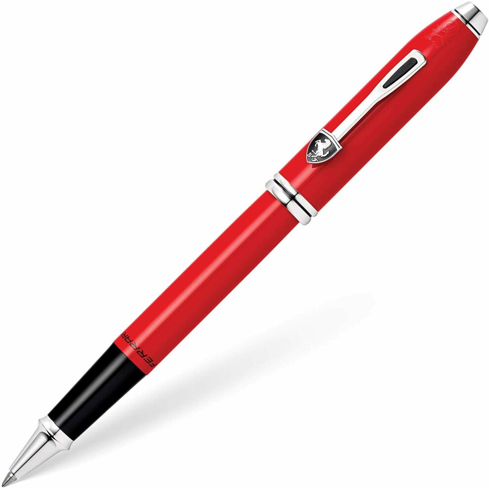 Cross Ferrari Townsend Rollerball Pen Glossy Corsa Collectable Pen Gift Box Red