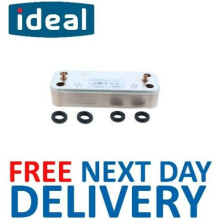 Ideal Instinct/iCombi/Classic/Logic/Independent 24 DHW Heat Exchanger 177529