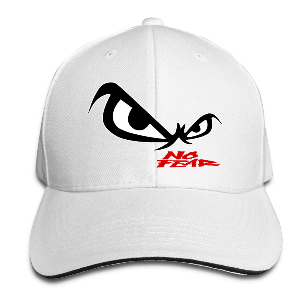 (White) No Fear Owl's Eyes Sandwich Baseball Cap Hat