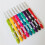 9x Αλουμίνιο Crochet Hook Πλαστική μαλακή λαβή λαβής Νήματα πλέξιμο βελόνα 10