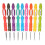 9x Αλουμίνιο Crochet Hook Πλαστική μαλακή λαβή λαβής Νήματα πλέξιμο βελόνα 2