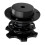 (Black) Universal Snap Off Steering Wheel Quick Lock Quick Release 6 Hole Hub Adapter Boss Kit For Car 1