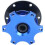 (Blue) Universal Snap Off Steering Wheel Quick Lock Quick Release 6 Hole Hub Adapter Boss Kit For Car 6