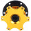 (Glod) Universal Snap Off Steering Wheel Quick Lock Quick Release 6 Hole Hub Adapter Boss Kit For Car 6