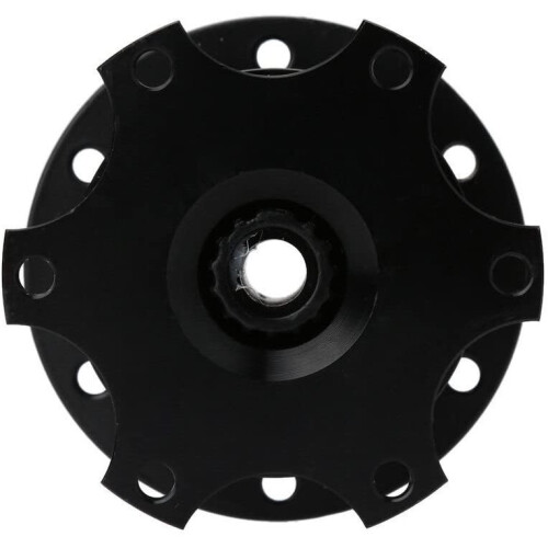(Black) Universal Snap Off Steering Wheel Quick Lock Quick Release 6 Hole Hub Adapter Boss Kit For Car 1
